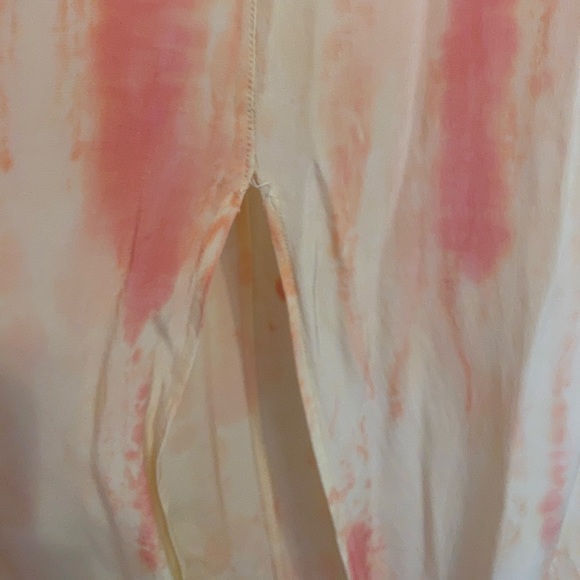 Womens Gypsy 05 Yellow/Pink Silk Tie Dye Dress Size Small - Picture 14 of 15